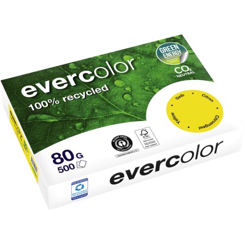 Recycling-Kopierpapier Evercolor, inapa Deutschland