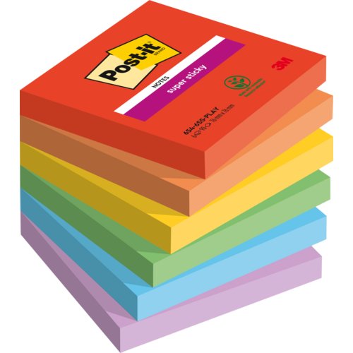 Post-it® Super Sticky Notes Playful Collection