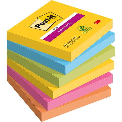 Post-it® Super Sticky Notes Carnival Collection