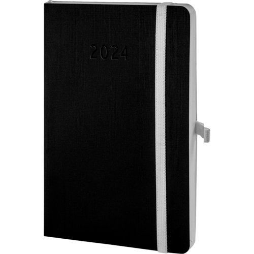 Chronobook Buchkalender Black & White Edition, CHRONOPLAN