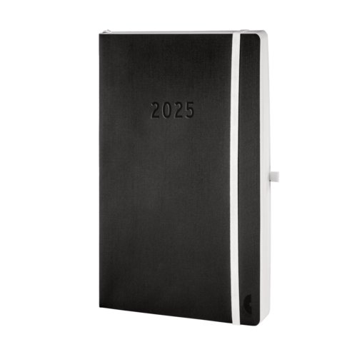 Chronobook Buchkalender Tagesplan Black & White Edition