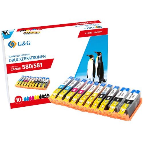 Inkjetpatrone kompatibel zu Canon PGI-580/CLI-581 Multipack