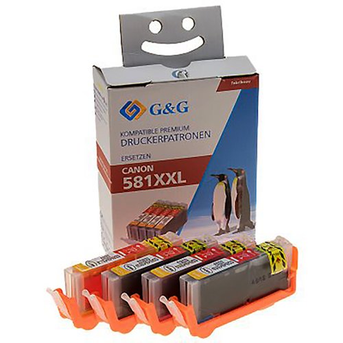 Inkjetpatrone kompatibel zu Canon PGI-580/CLI-581 Multipack