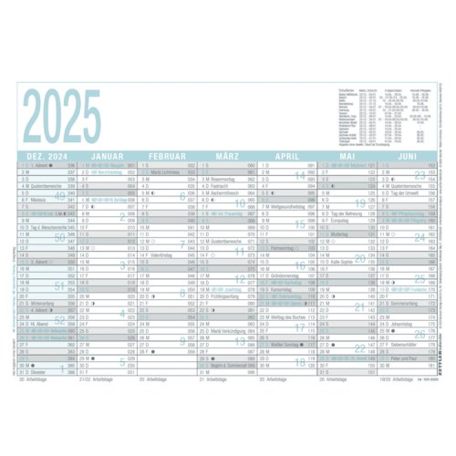 Tafelkalender 909 - 14 Monate