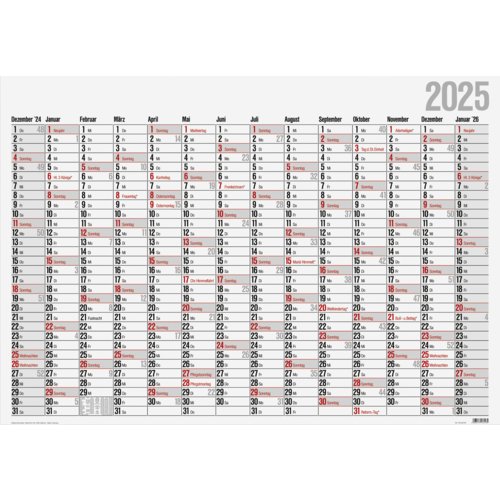 Jahreskalender Office I - 14 Monate
