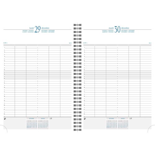 Buchkalender Time 29 DIN A4, Quo Vadis