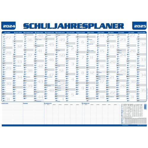 Schuljahresplaner