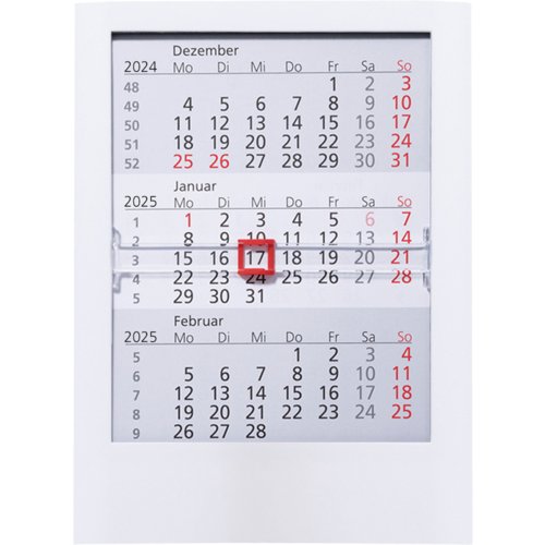 Dreimonatsaufstellkalender