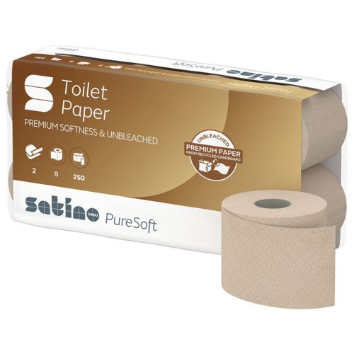 Toilettenpapier Kleinrolle, Satino PurSoft