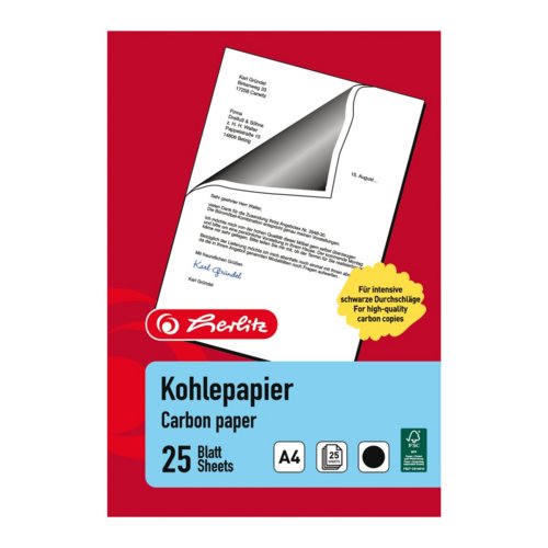 Kohlepapier für Schreibmaschinendurchschläge