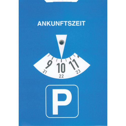 Parkscheibe mit 24-Std.-Einteilung