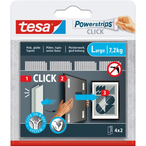 Powerstrips® CLICK Klett-Klebepads