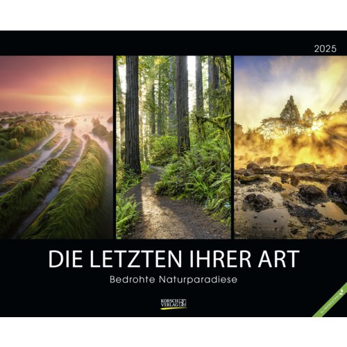 Fotokalender bedrohte Naturparadiese 2025