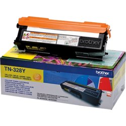 Toner TN328, 6000, Gruppe TN-328Y, Deckung 5%, gelb