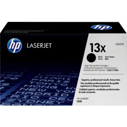 HP Toner 13X, für LaserJet 1300 Serie, 4000, Deckung 5%, schwarz