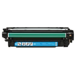 HP Toner 504A, für Color LaserJet CP-3525, CM-3530 MFP, 7000, cyan