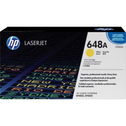 HP Toner 648A, für Color LaserJet CP-4025/4525, 11000, Deckung 5%, gelb