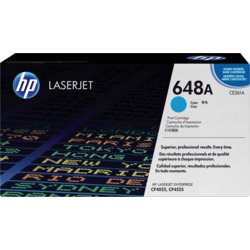 HP Toner 648A, für Color LaserJet CP-4025/4525, 11000, Deckung 5%, cyan