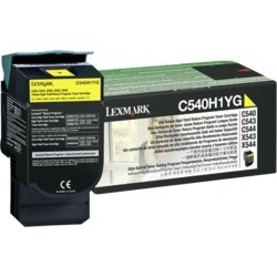 Toner C540H1, für C-544/546/X-544/546/548, gelb