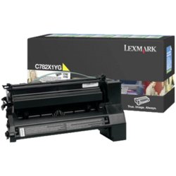 Toner C782X, für C-782DN/782DTN/782N/X-782e MFP, 15000, Deckung 5%, gelb