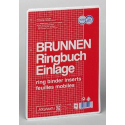 Ringbucheinlage Aqua, A6, liniert, Packung mit 50, Holzfreies Papier