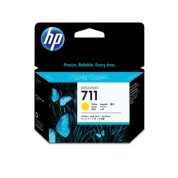 HP Inkjet-Patrone 711, Inhalt 87ml, für HP Designjet T120/T520, gelb