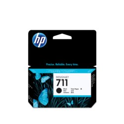 HP Inkjet-Patrone 711, Inhalt 38ml, für HP Designjet T120/T520, schwarz