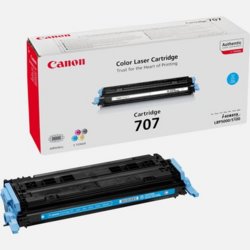 Lasertoner 707, für LBP5000, 2000, Kompatibel mit Original ja, cyan