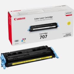 Lasertoner 707, für LBP5000, 2000, Kompatibel mit Original ja, gelb