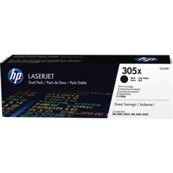 HP Toner 305A/305X, 4000, 1 Farben, schwarz