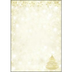 Weihnachts-Motiv-Papier, A4, Motiv-Druck Graceful Christmas, Packung mit 100