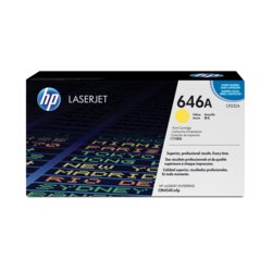 HP Toner 646A, für Color LaserJet Enterprise CM-4540, 12000, gelb