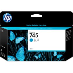 HP Inkjetpatrone 745, Inhalt 130ml, für Z2600, Z5600, Refill nein, cyan