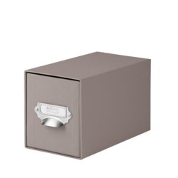 S.O.H.O Schubladenbox mit Griff, 143mm breit, Tiefe 261mm, 158mm hoch, taupe