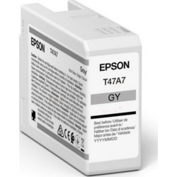 Epson Tinte T47, Inhalt 50ml, für SC-P700, Refill nein, grau