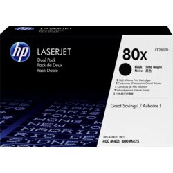 HP Toner 80, 6900, Gruppe 80X, Deckung 5%, schwarz