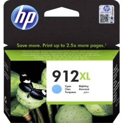 HP InkJetpatrone 912XL, Refill nein, Kompatibel mit Original 3YL81AE, cyan