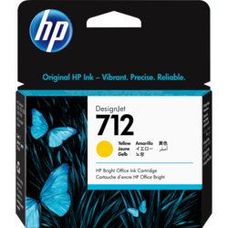 HP Inkjetpatrone 712, für DesignJet T230, T250, T630, T650, gelb