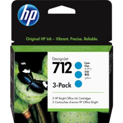 HP Inkjetpatrone 712, für DesignJet T230, T250, T630, T650, cyan