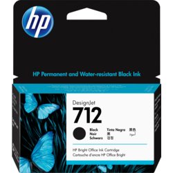 HP Inkjetpatrone 712, für DesignJet T230, T250, T630, T650, schwarz