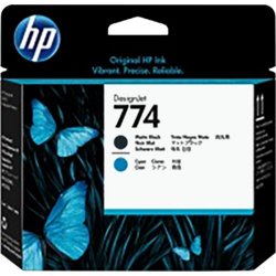 HP Druckkopf HP 774, für DesignJet Z6610/Z6810, schwarz matt, cyan