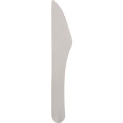 Einmal-Besteck "pure", Messer, 15,8cm, Packung mit 100 Stück, weiß