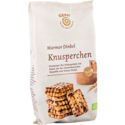 Bio Mürbegebäck, Marmor Dinkel Knusperchen, Inhalt 125g