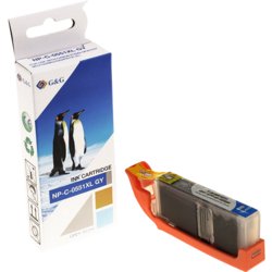 Inkjetpatrone kompatibel zu Canon CLI 551, 275, Setinhalt 1 Patrone, grau