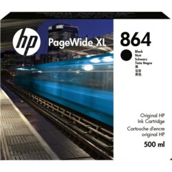 HP Inkjetpatrone 864, für PageWide XL 4200, 4700, schwarz