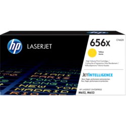 HP Toner 656X, für M652, M653, 22000, Kompatibel mit Original CF462X, gelb