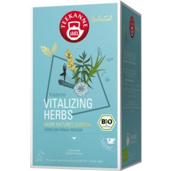 Bio Tee Selected Luxury Cub, Inhalt 50g, Vitalizing Herbs, Packung mit 25