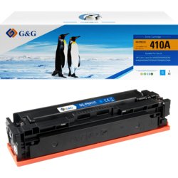 Toner kompatibel zu HP 410A, 2300, cyan