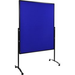 Moderationswand Premium Plus klappbar, Tafelbreite 150cm, marineblau