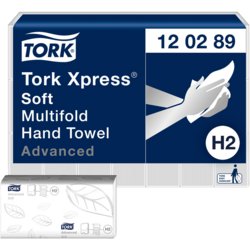 Tork Xpress® weiche Multifold-Handtücher H2, Falzung C-Falz, 25.5cm lang, weiß